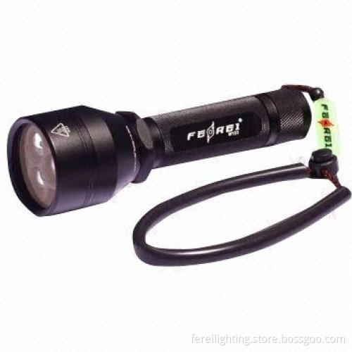 High-end aviation aluminum alloy body Cree T6 800lm underwater diving light, super bright